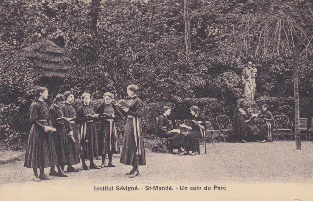 Institut-Sévigné-Saint-Mandé-un-coin-du-Parc Institut Sévigné Saint-Michel de Saint-Mandé