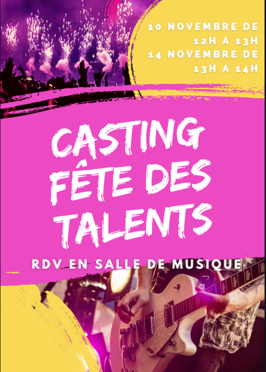 casting fête des talents collège lycée Saint-Michel de Saint-Mandé