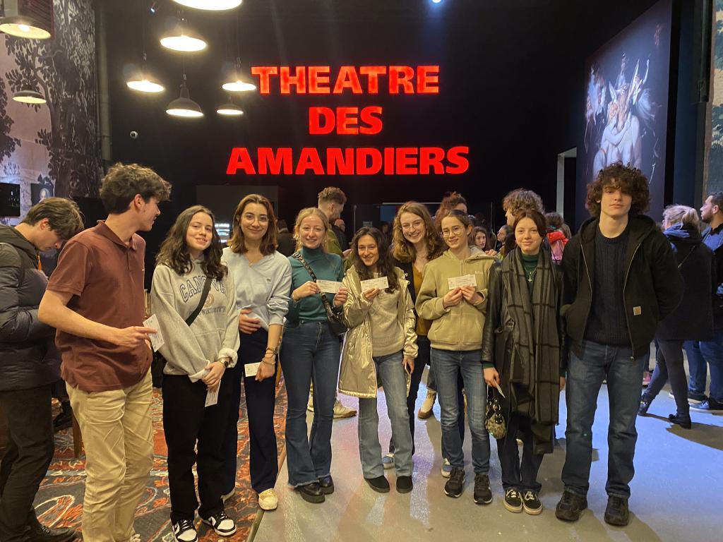 Sortie théâtre collège lycée Saint-Michel de Saint-Mandé